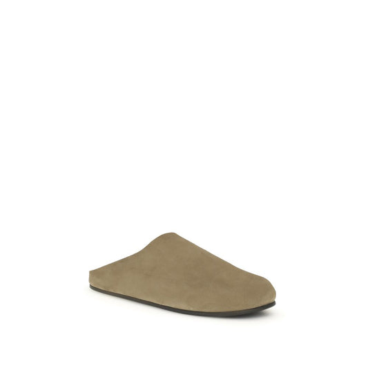 The Row Suede Hudson Mules