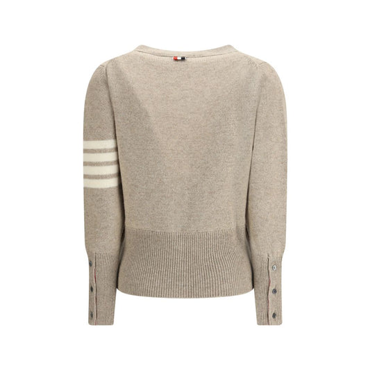 Thom Browne Bicolor Wool Cardigan