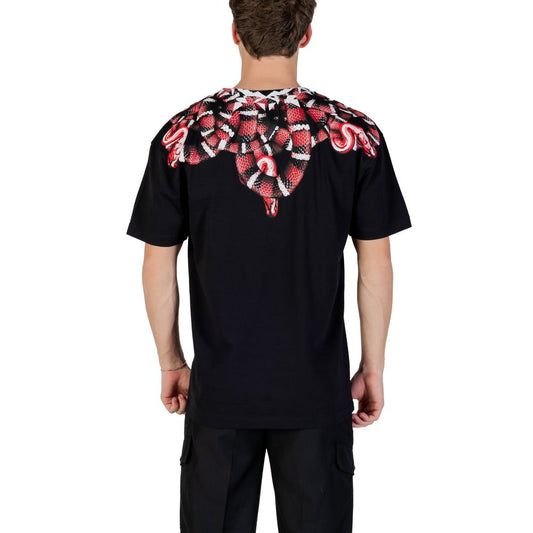 Grafschaft Mailand, schwarzes Baumwoll-T-Shirt