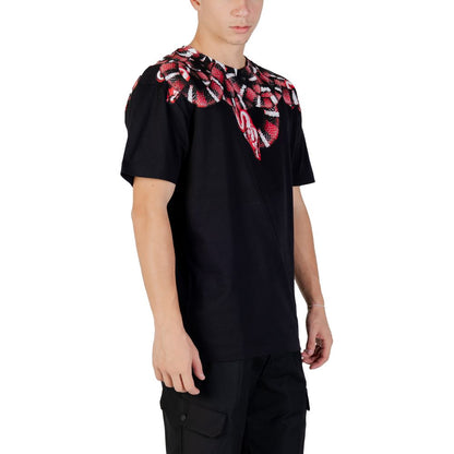 Grafschaft Mailand, schwarzes Baumwoll-T-Shirt