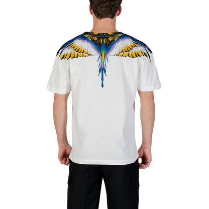 Weißes Baumwoll-T-Shirt der Grafschaft Mailand