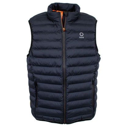 Suns Blue Polyester Sleveless Jacket