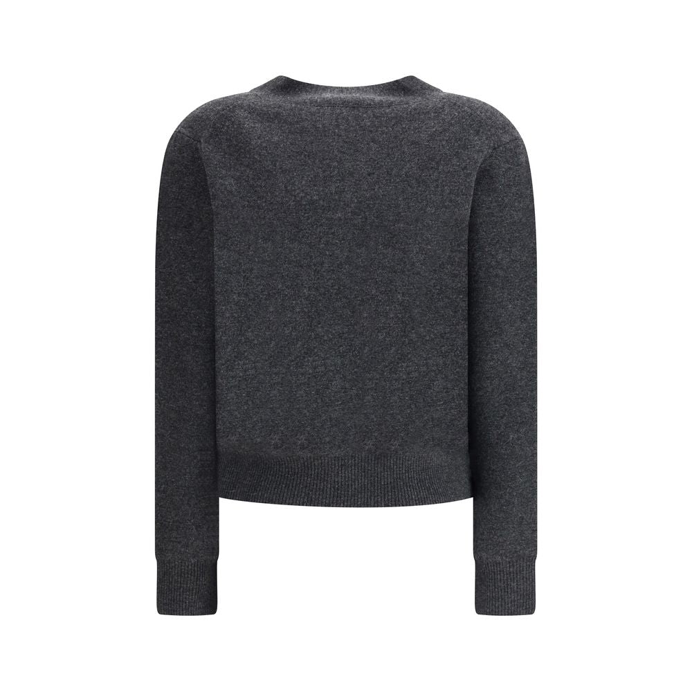 Sacai Gray Wool Cardigan