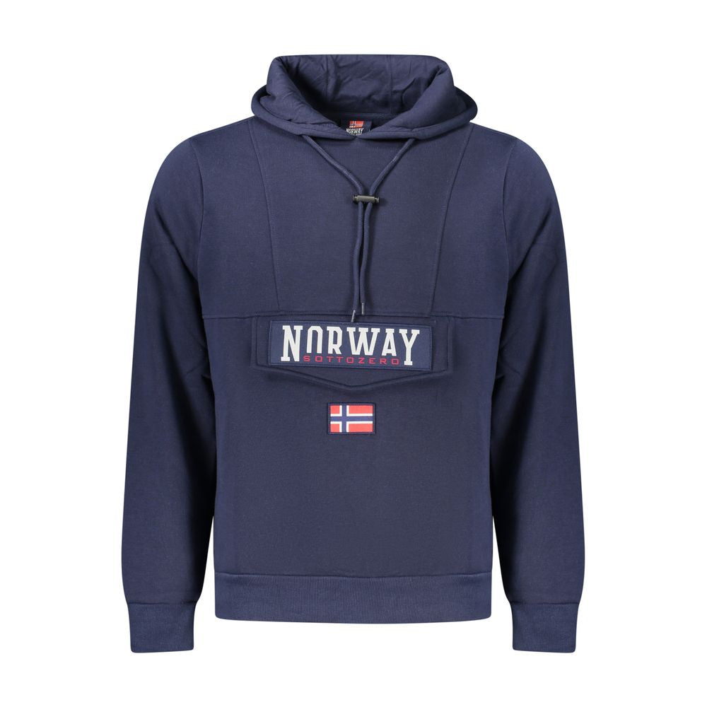 Norwegen 1963 Blaues Baumwoll-Sweatshirt