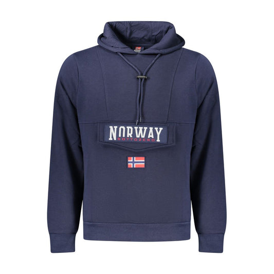 Norwegen 1963 Blaues Baumwoll-Sweatshirt