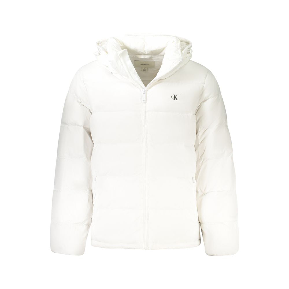 Calvin Klein Weiße Polyamidjacken und -mäntel