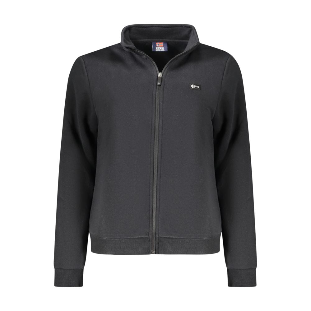 Norwegen 1963 Schwarzes Baumwoll-Sweatshirt