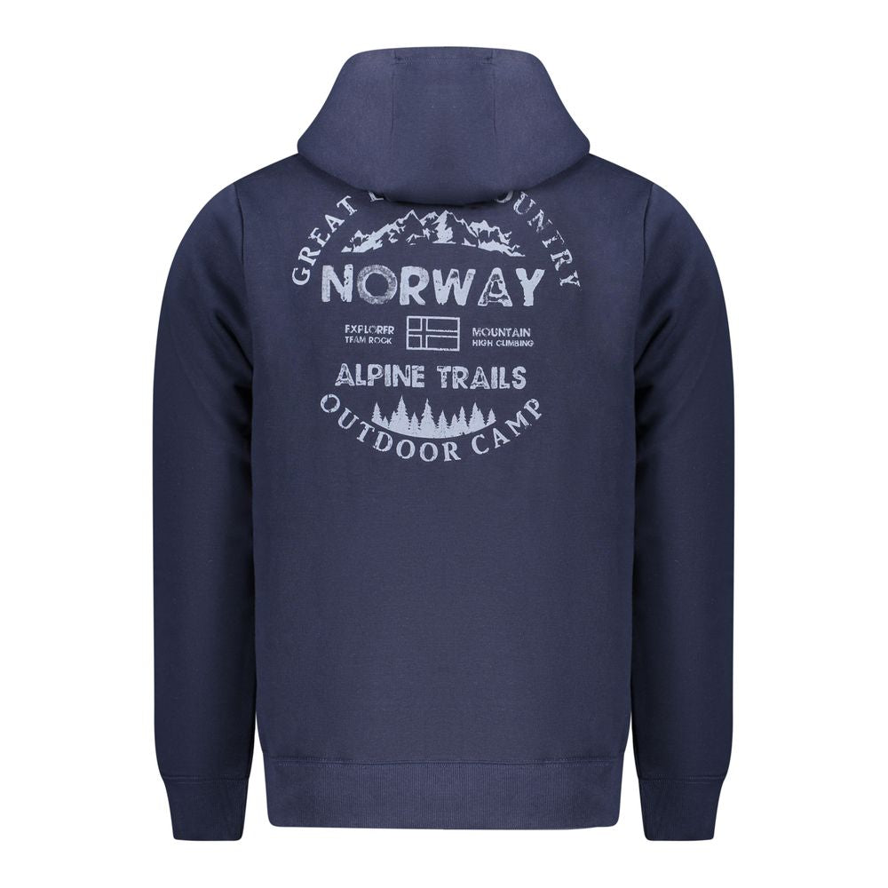 Norwegen 1963 Blaues Baumwoll-Sweatshirt