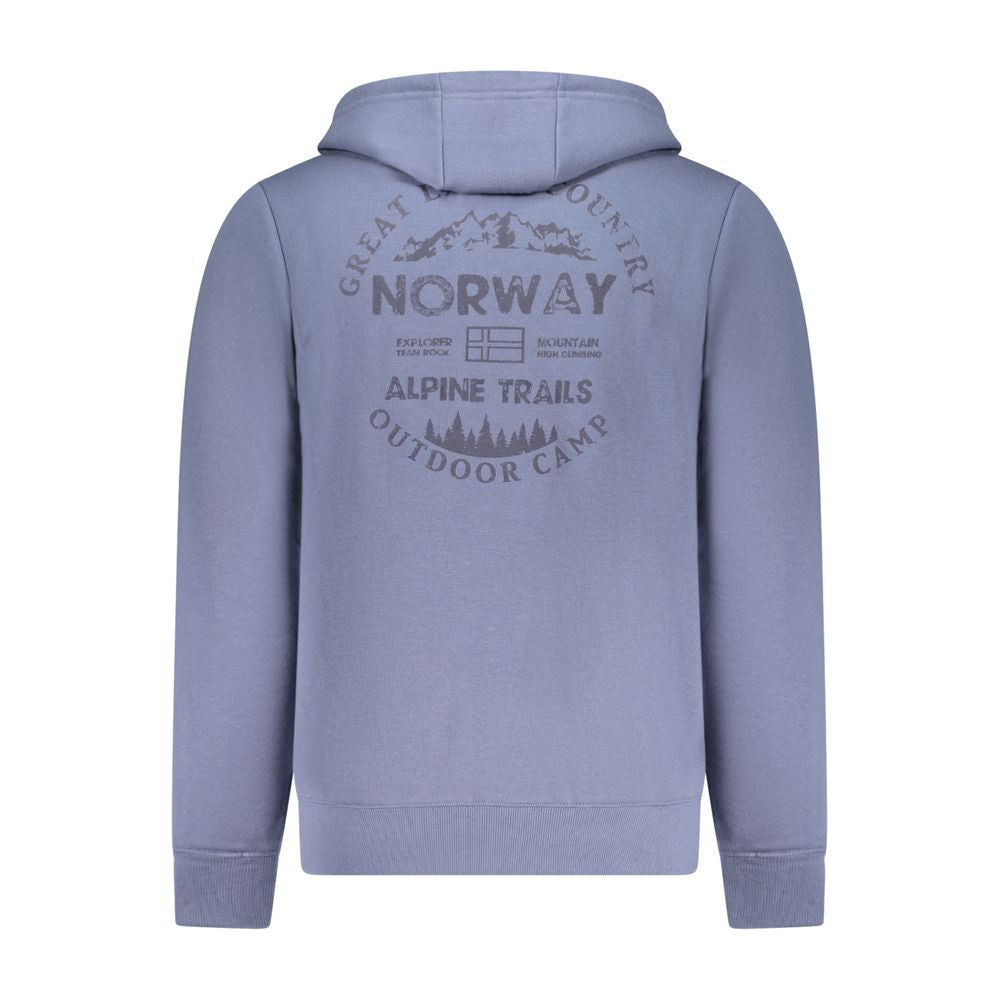 Norwegen 1963 Blaues Baumwoll-Sweatshirt