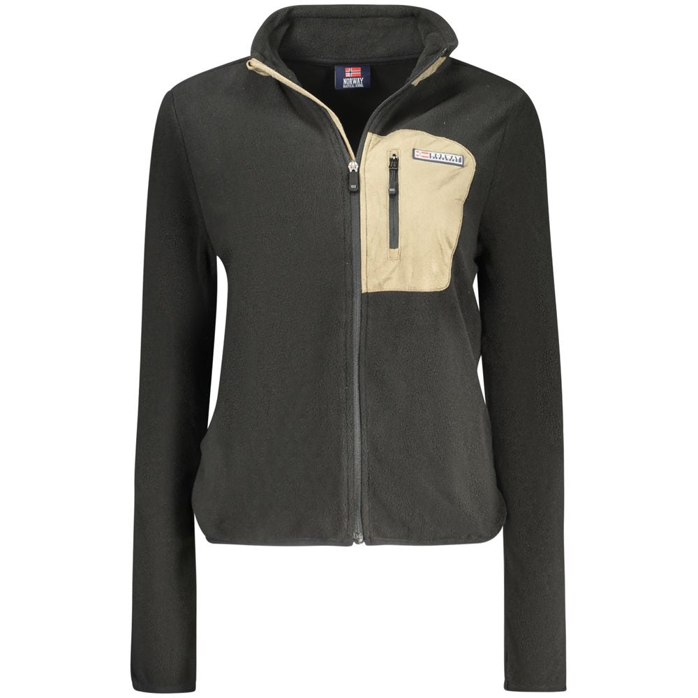 Norwegen 1963 Schwarzes Polyester-Sweatshirt