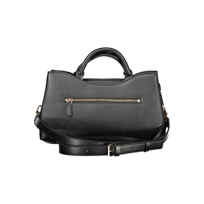 Guess Jeans – Schwarze Polyethylen-Handtasche