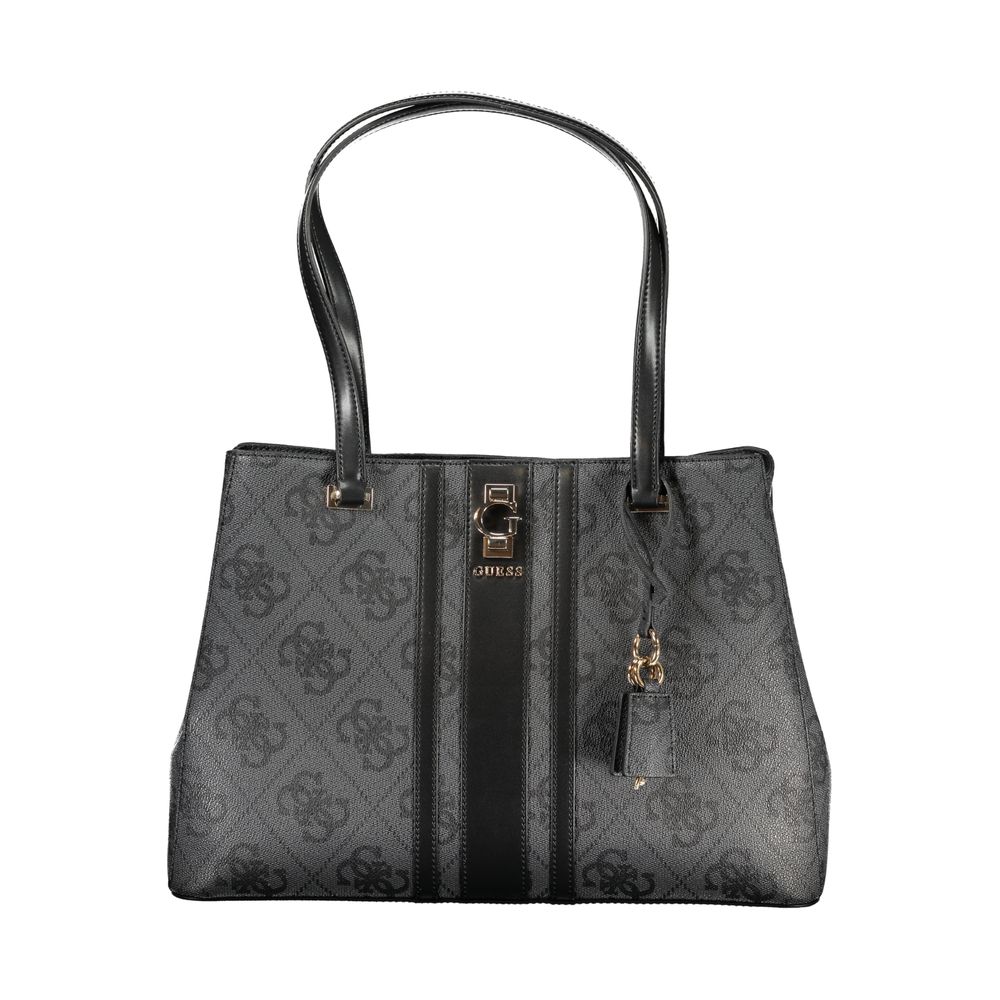 Guess Jeans – Schwarze Polyethylen-Handtasche