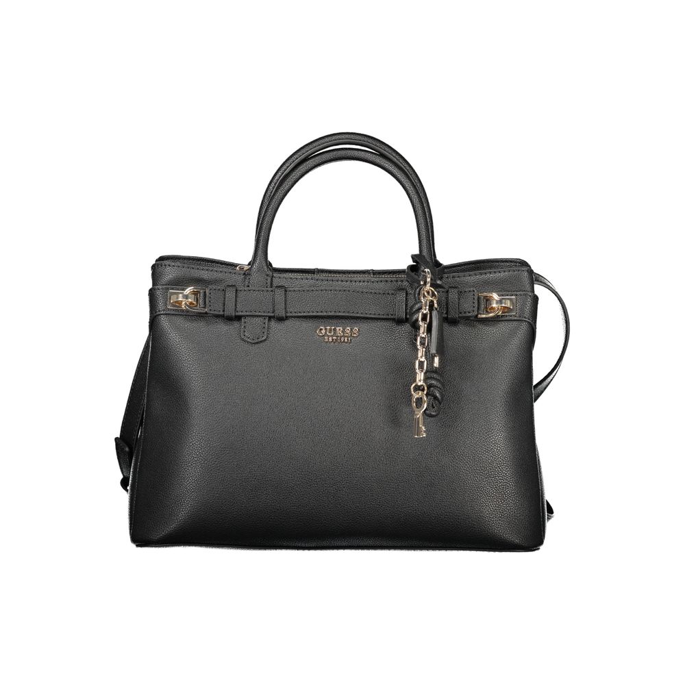 Guess Jeans – Schwarze Polyethylen-Handtasche