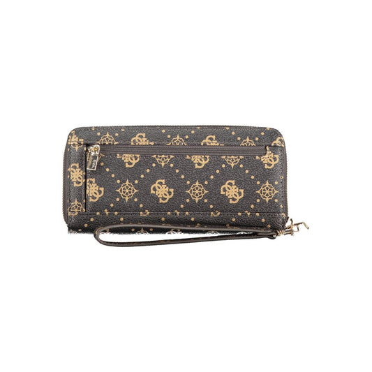 Guess Jeans – Braune Polyethylen-Geldbörse