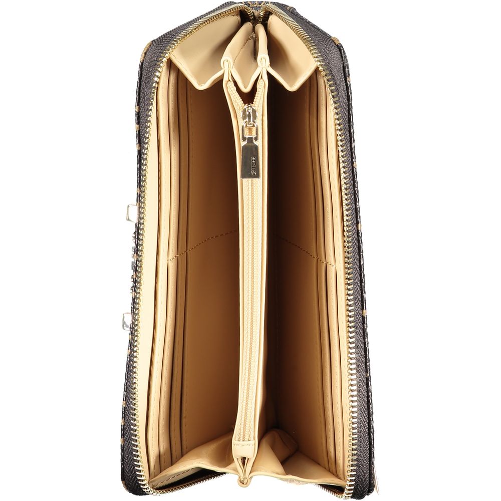 Guess Jeans – Braune Polyethylen-Geldbörse