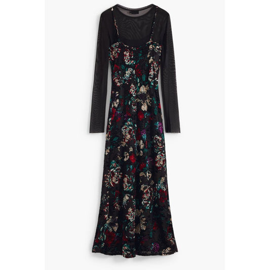 Desigual Schwarzes Polyesterkleid