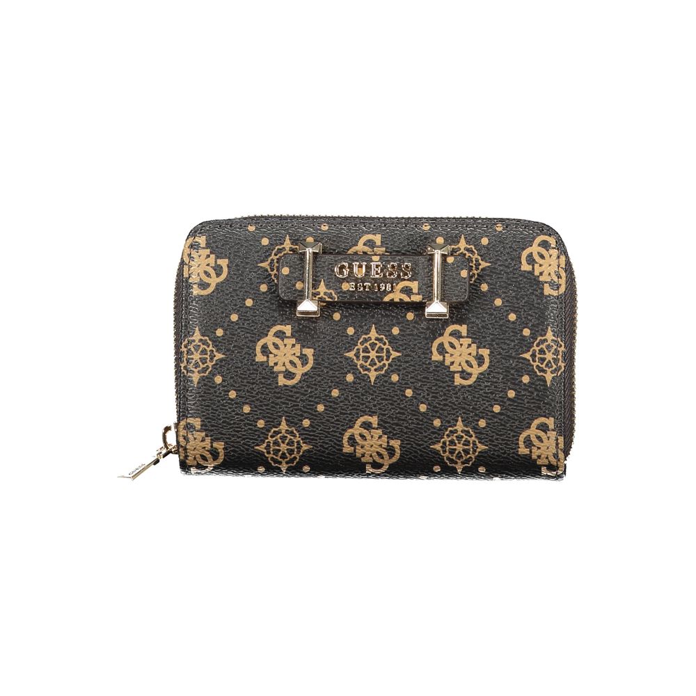 Guess Jeans – Braune Polyethylen-Geldbörse