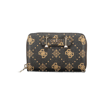 Guess Jeans – Braune Polyethylen-Geldbörse