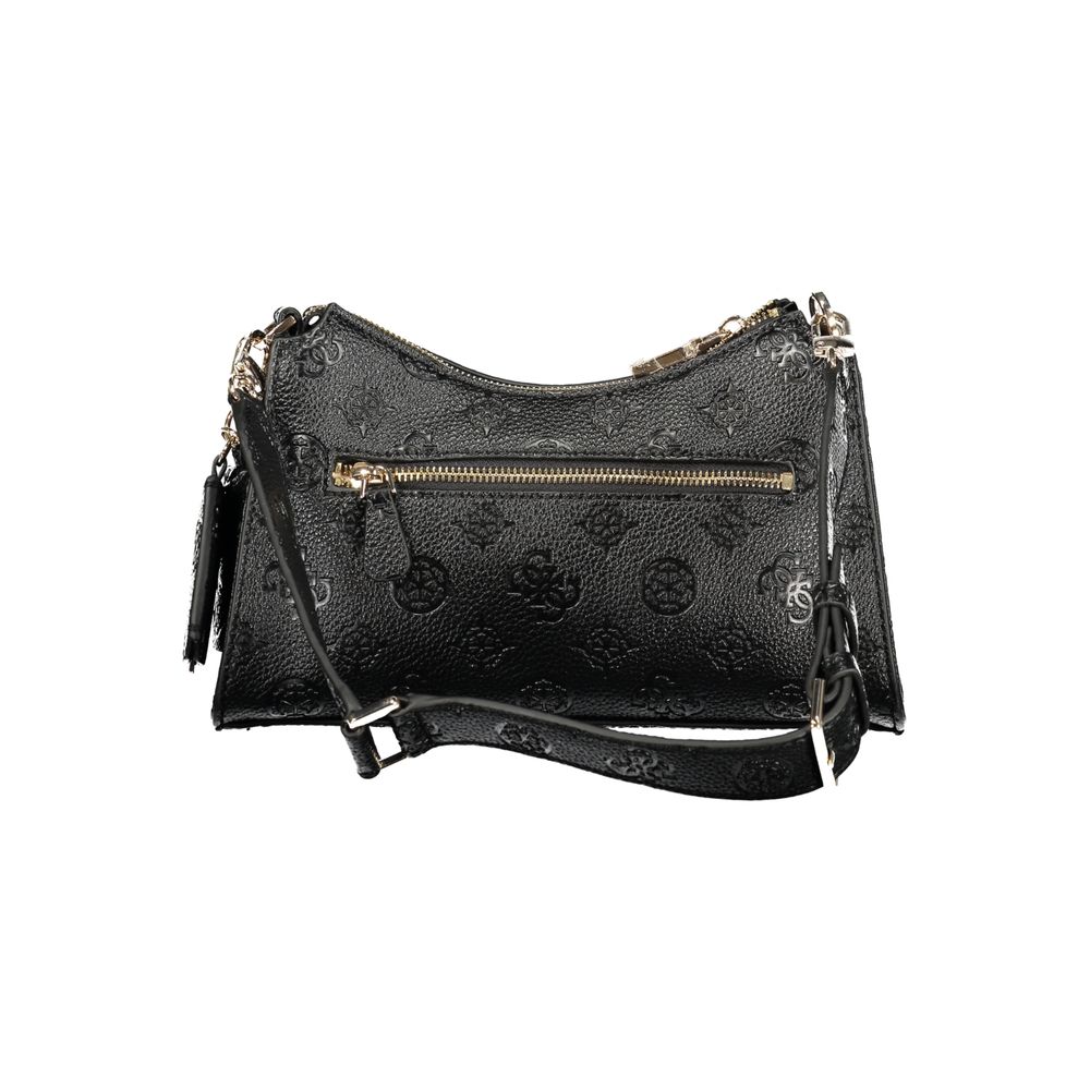 Guess Jeans – Schwarze Polyethylen-Handtasche