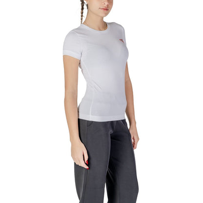 Guess – Weißes Baumwoll-T-Shirt