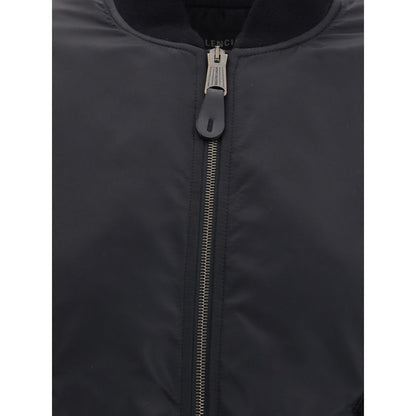 Balenciaga Black Polyamide Bomber