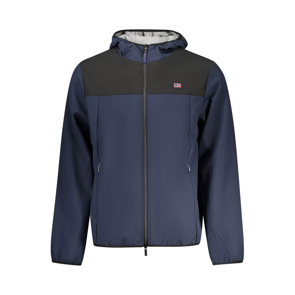 Norwegen 1963 Blaue Polyester-Herrenjacke