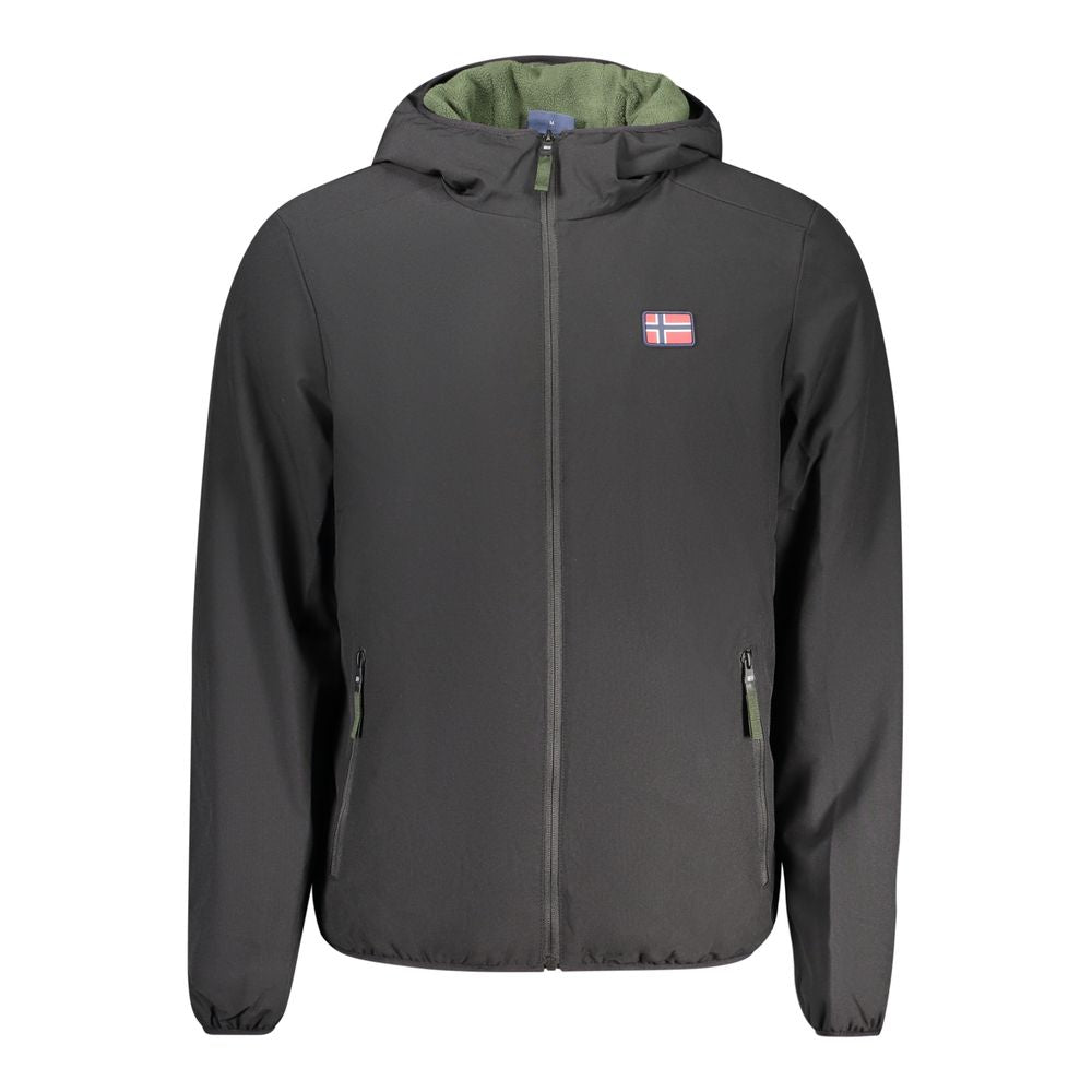 Norwegen 1963 Schwarze Polyester-Herrenjacke