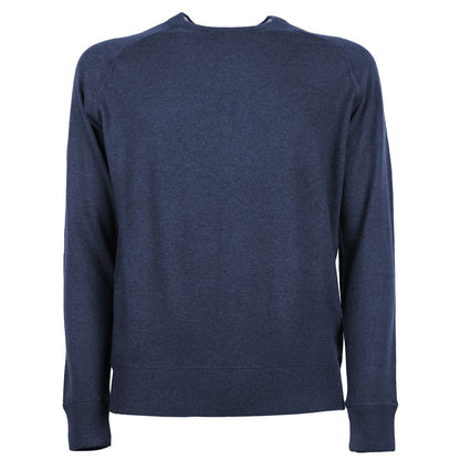 Blauer Herrenpullover aus Kaschmir von Emilio Romanelli
