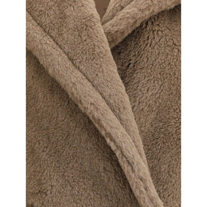 Max Mara Brown Alpaca Vicugna Pacos Coat