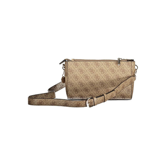 Guess Jeans Beige Polyethylen Handtasche