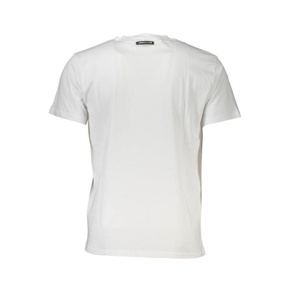 Cavalli Class White Cotton T-Shirt