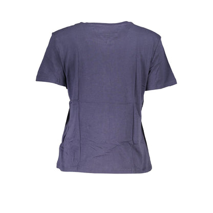 Tommy Hilfiger – Blaues Baumwoll-T-Shirt