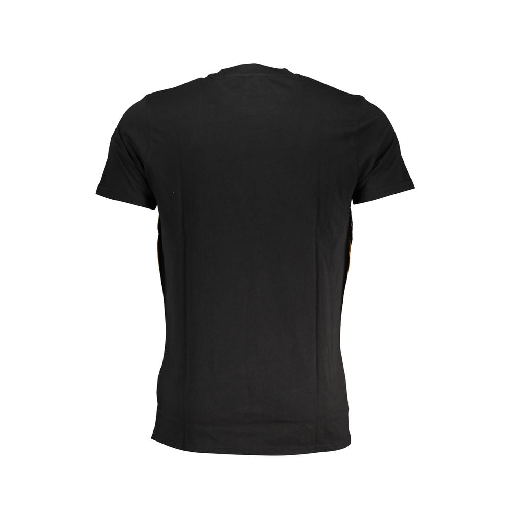 Schwarzes Baumwoll-T-Shirt der Cavalli Class