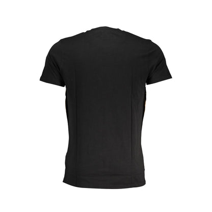 Schwarzes Baumwoll-T-Shirt der Cavalli Class