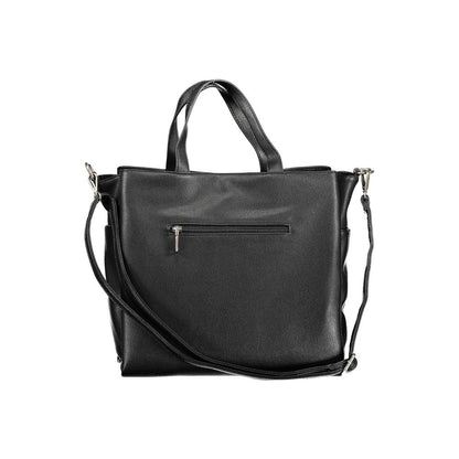BYBLOS Schwarze Polyethylen-Handtasche