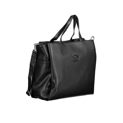 BYBLOS Schwarze Polyethylen-Handtasche