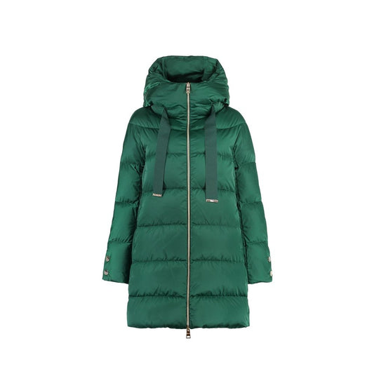 Herno Green Polyamide Coat