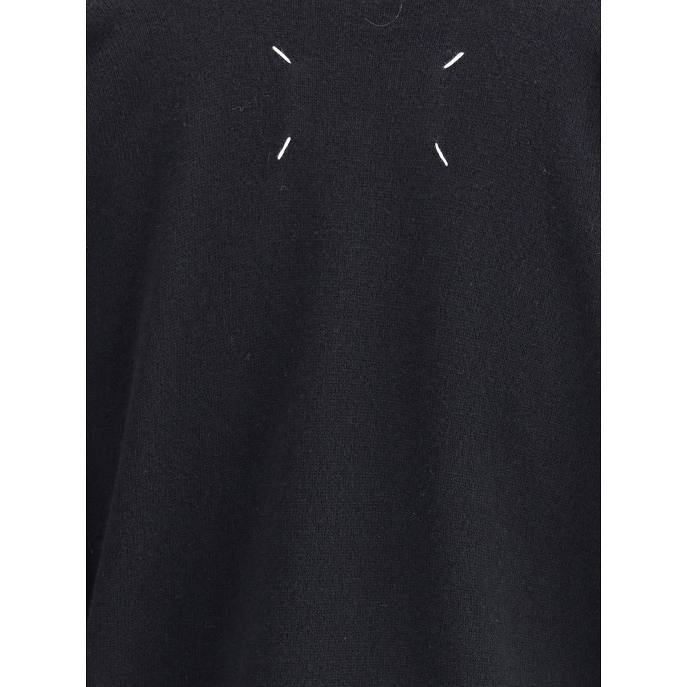 Margiela Black Wool Sweatshirt