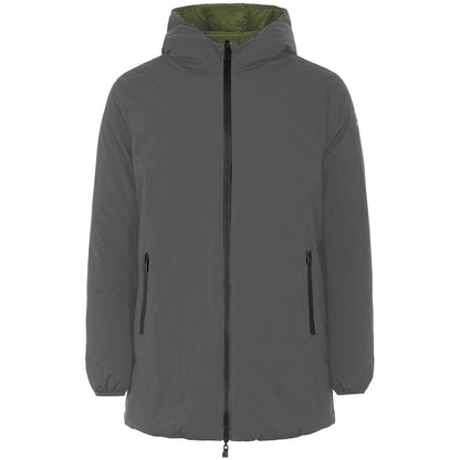 Suns Gray Polyester Jackets & Coat