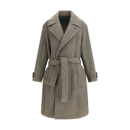 Lemaire Bicolor Wool Coat