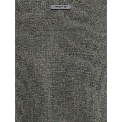Fear Of God Black Fleece Wool Sweatshirt