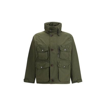 Barbour Green Polyester Shell Jacket