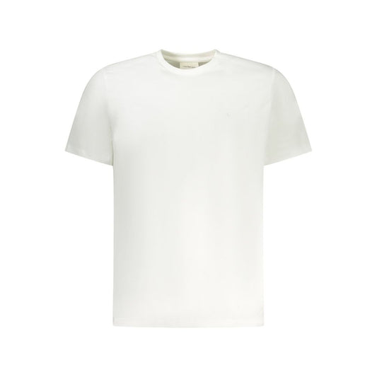 Calvin Klein – Weißes Baumwoll-T-Shirt für Herren