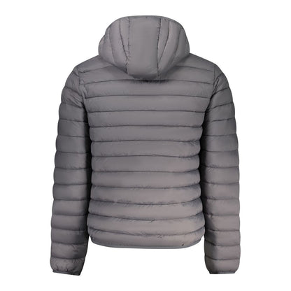 Armata Di Mare Graue Polyamid-Herrenjacke