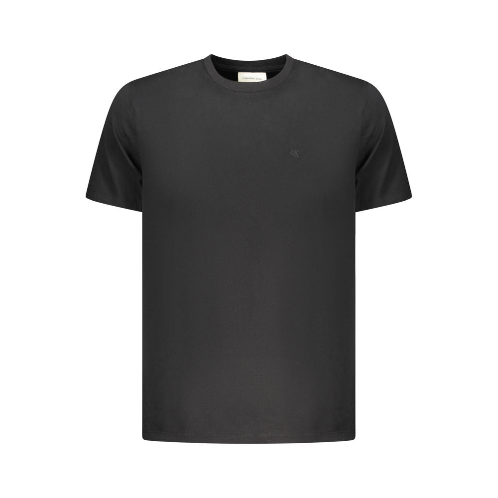 Calvin Klein – Schwarzes Baumwoll-T-Shirt für Herren
