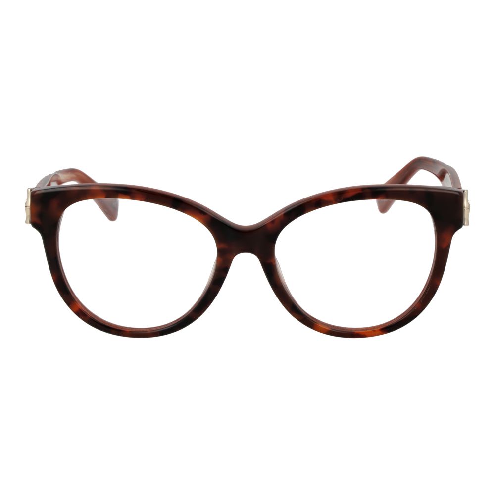 Longchamp Braune Acetat-Brille (Gestell)