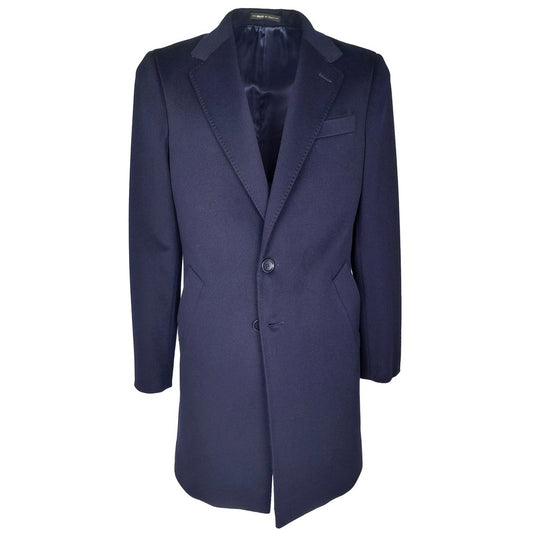 Blaue Wolljacke für Herren, Made in Italy