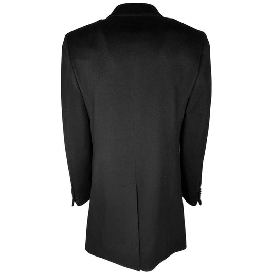 Schwarze Wolljacke für Herren, Made in Italy