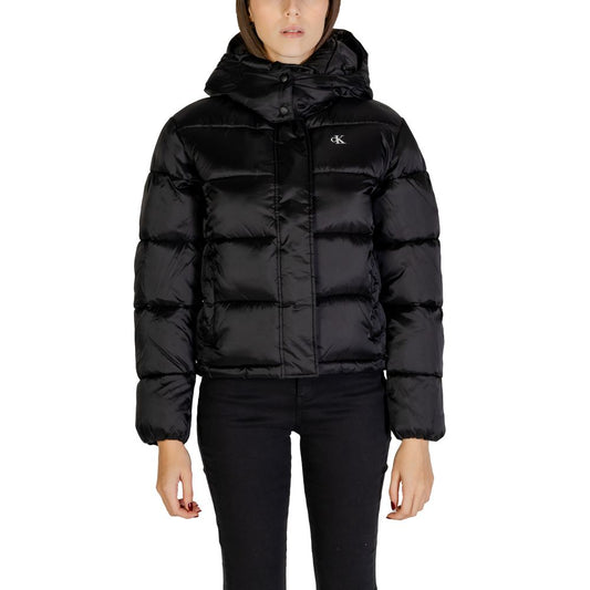 Calvin Klein Jeans – Schwarze Nylonjacken und -mäntel