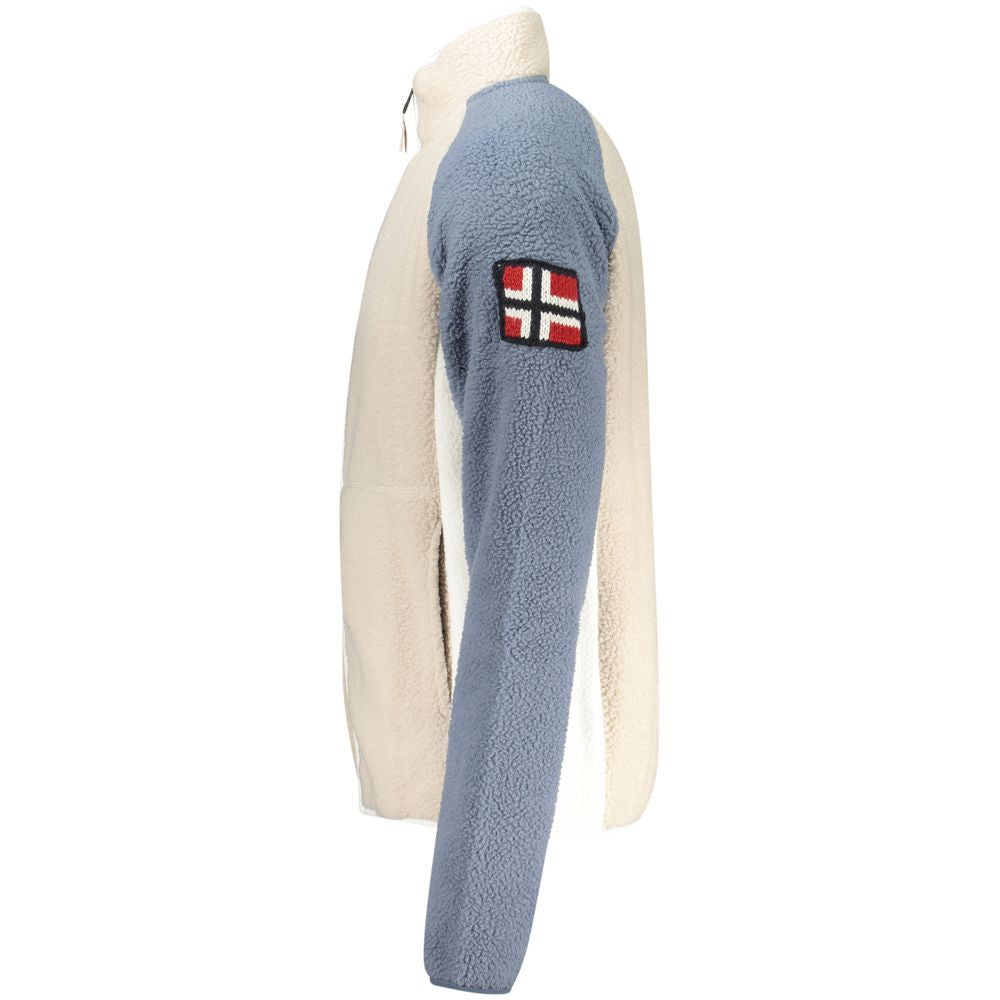 Norwegen 1963 Beige Polyester Herren Pullover